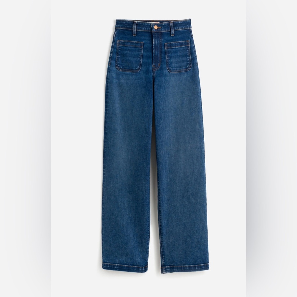 The Tall Curvy Emmett Wide-Leg Jean: Patch Pocket Edition